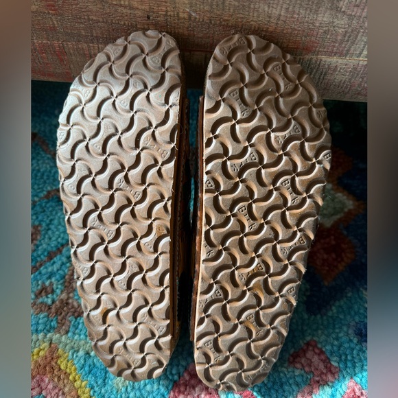 Birkenstock Arizona Big Buckle CUSTOM one of a kind! 40/9 Worn once- Stunning! - Picture 5 of 5